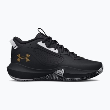 Мужские баскетбольные кроссовки Under Armour Lockdown 6 черный/черный/золотой 45.5