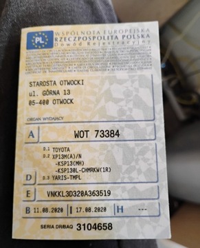 Toyota Yaris IV 2020 Toyota Yaris 2020r, SALONOWA. 1.0 LPG. Uszkodzony lewy przod. Jezdzi., zdjęcie 21