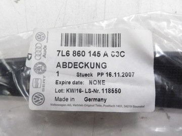 ZAŚLEPKA RELINGU LEWEGO VW TOUAREG 07- 7L6860145A