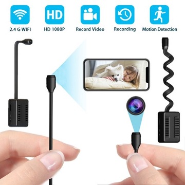 Kamera monitorująca HD UKRYTA 1080P X7 Mini WIFI Kamera regulowanym obiek