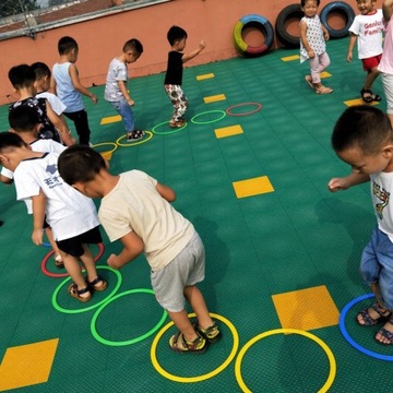 Набор игровых кругов Hopscotch с кольцами для прыжков