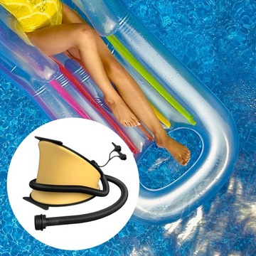 Portable Foot Pump Interchangeable Nozzle Floor Pumps Inflatable Inflator