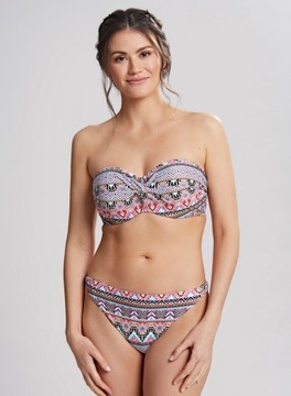 Eclectic Boho bandeau Panache Swim 80/36E (UK)