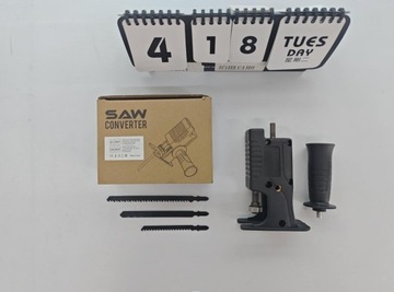 ADAPTERY DO ELEKTRONARZĘDZI PRZYSTAWKA PIŁA ADAPTER WYTRZYMAŁY CZARNY