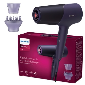 Vysoušeč vlasů Philips BHD514/00, rychlé sušení ThermoProtect