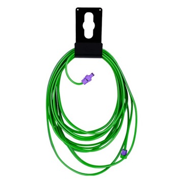 НАСТЕННАЯ ВЕШАЛКА ДЛЯ САДОВОГО ШЛАНГА, СТАЛЬНОЙ КРЮК, РУЧКА