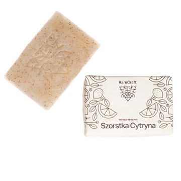 RareCraft naturalne mydło Peeling Szorstka Cytryna
