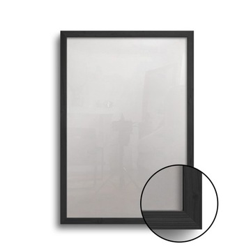 FOTO-RAMKA na zdjęcia 15x21 CM DREWNIANA 2x1 CM CZARNA
