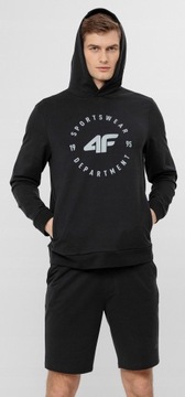 СПОРТИВНАЯ ТОЛСТОВКА МУЖСКАЯ 4F С КАПЮШОНОМ, СВИТШОТ, L