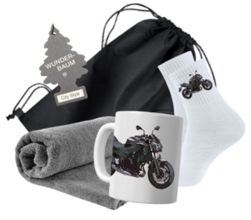 Dárek hrnek, sáček, doplňky pro řidiče, Motocykl Kawasaki, chlapecký den