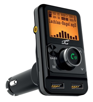 FM-ПЕРЕДАТЧИК LTC BLUETOOTH USB-ЗАРЯДНОЕ УСТРОЙСТВО 2 X 2,4 А