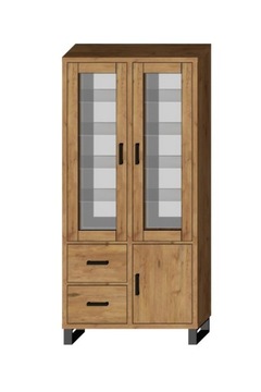 Witryna SARA LOFT 3D2SZ 110 nogi metal - lancelot