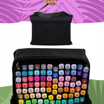 АЛКОГОЛЬНЫЕ МАРКЕРЫ PRO TRIPS MARKERS НАБОР МАРКЕРОВ ДВУХСТОРОННИХ ИЗ 80 ШТ. + КОРОБКА