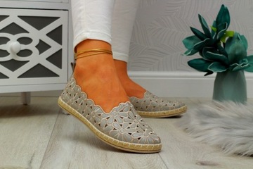 ESPADRYLE BUTY ELEGANCKIE DAMSKIE TENISÓWKI