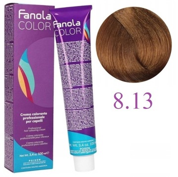 Fanola Crema Colorante Farba 100ml Nr 8.13