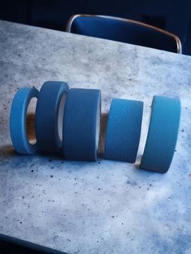 СИНЯЯ МАСКИРУЮЩАЯ ЛЕНТА 38мм 50м UV BLUE PRECISION PAPER-TECH