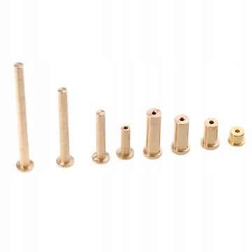 8 латунных концов вала, 2/4/6/8 грузов