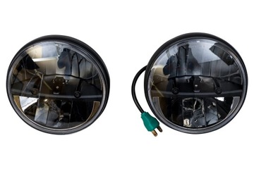 JEEP WRANGLER JK 2007-18 ČERNÉ SVĚTLA PŘEDNÍ LED