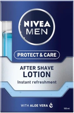 NIVEA MEN AFTER SHAVE PROTECT&CARE увлажняет