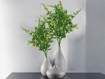 SZTUCZNA PAPROĆ PAPROTKA 34 cm GAŁĄZKA ZIELONA SZTUCZNE PAPROTKI DODATEK