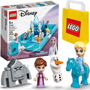 LEGO KRAINA LODU 43189 KSIĄŻKA ELSY + KOŃ + BAŁWANEK OLAF