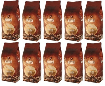 10 x Kawa Cafe Sati ziarnista waniliowa 500 g