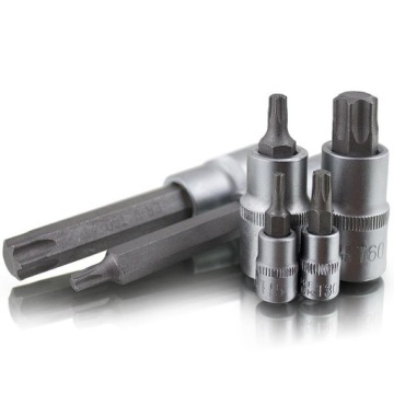Набор головок Torx 18 шт. HD13381 из хромованадиевой стали, с коробкой