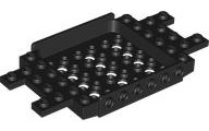LEGO 3385 Podwozie samochodu 6x12x1 Czarny 6424673 1szt NOWE