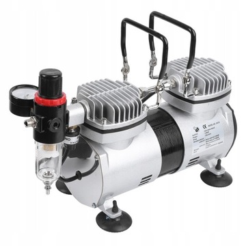 Kompresor olejowy 2 tłoki separator zestaw
