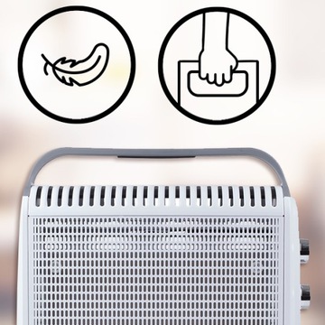 Duronic HV180 Портативный электрический обогреватель 1800 Вт