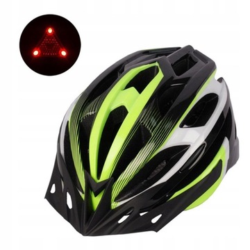 LED KASK ROWEROWY REGULOWANY METEOR 53-63 cm