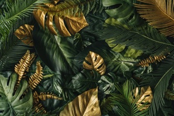 Fototapeta Monstera Palma Liście M01 490x260