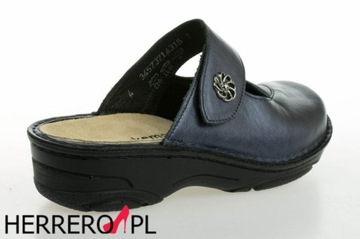 Buty Damskie 37 Klapki BERKEMANN 03457 BLAU