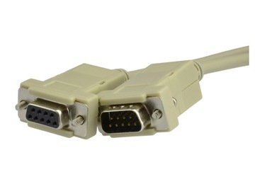 Kabel przedłużacz szereg DSUB 9pin RS232 COM 5m