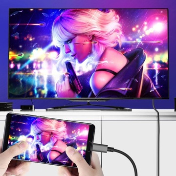 КАБЕЛЬНЫЙ АДАПТЕР АДАПТЕР АДАПТЕР USB-C 3.1 TYPE C НА HDMI 4K MHL 200см