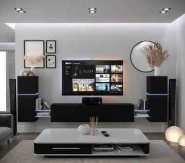 Meblościanka Nowoczesna Salon Meble N104 1C