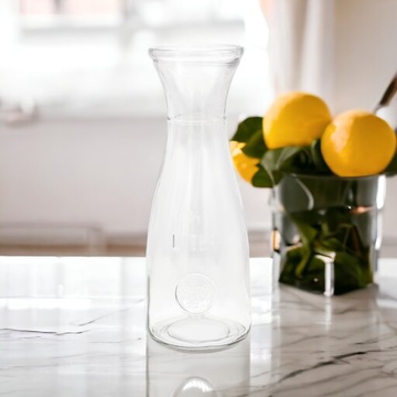 СТЕКЛЯННЫЙ ГРАФИН ОБЪЕМОМ 1 Л ДЛЯ ВИНА ВОДА ЛИМОНАД СОК КУВШИН-КОНТЕЙНЕР