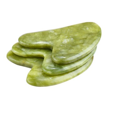 ТАРЕЛКА ГУА ША + МАССАЖНЫЙ РОЛИК 100% НЕФРИТ