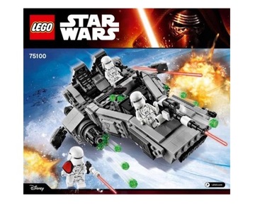 LEGO INSTRUKCJA First Order Snowspeeder 75100