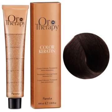 Fanola Oro Therapy 4.14 Farba Do Włosów 100 ml