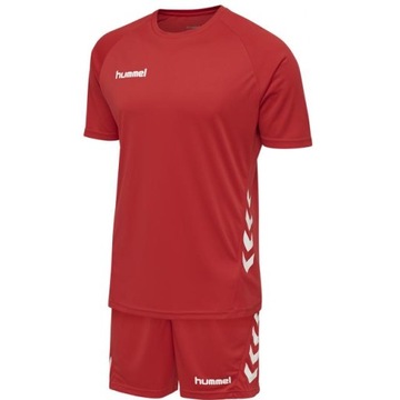 HUMMEL KOMPLET T-SHIRT SPODENKI LOGO 4JP HMP__M