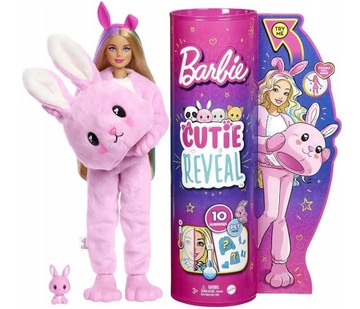 BARBIE CUTIE REVEAL LALKA W PRZEBRANIU KRÓLICZKA WYSOKA JAKOŚĆ NA PREZENT
