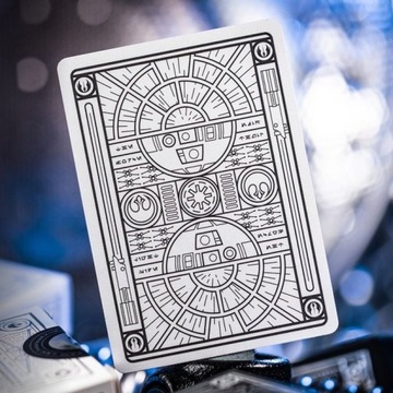 Theory11 SILVER STAR WARS The Light Side (белая) - классические карты