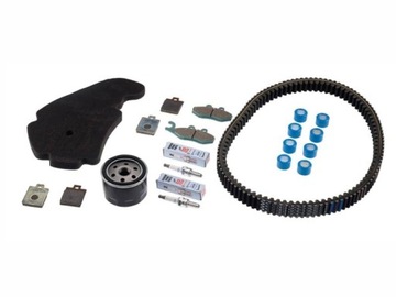 ZESTAW SERWISOWY PIAGGIO MP3 500 10-13 PASEK FILTR