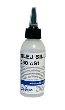 Olej silikonowy 350cSt 100ml smar uniwersalny, uszczelki, bieżnia, łożyska.