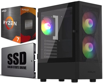 GAMINGOWY RYZEN 7 8x4,4GHz RADEON 32GB 1TB SSD W11