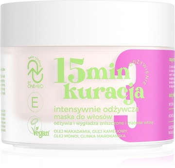 ONLYBIO HAIR CYCLING INTENSYWNIE ODŻYWCZA MASKA DO WŁOSÓW 15 MIN