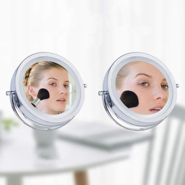 КОСМЕТИЧЕСКОЕ ЗЕРКАЛО С ПОДСВЕТКОЙ ДЛЯ МАКИЯЖА