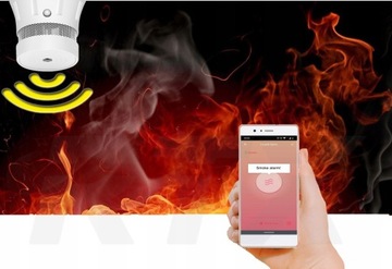 Умный датчик дыма TUYA ZigBee