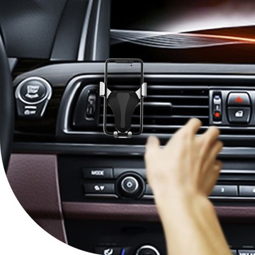 ДЕРЖАТЕЛЬ ДЛЯ ТЕЛЕФОНА РЕШЕТКА Gravity Черный